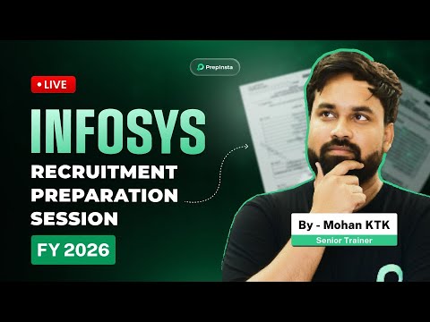 Infosys 2026 LIVE π΄ | Recruitment Preparation | Aptitude, Coding & Interview Strategy