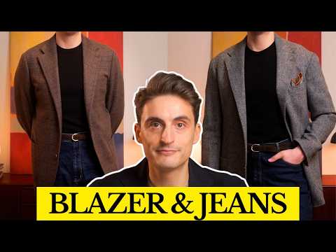 How to Wear a Blazer With Jeans (The Right Way)