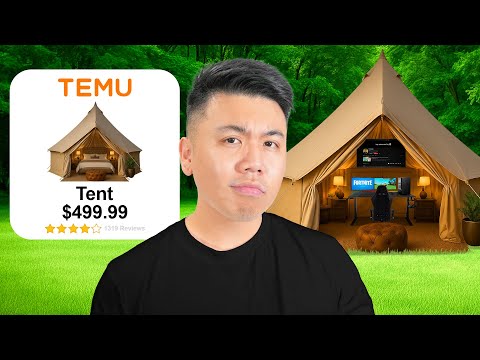 Surviving 24 Hours Using ONLY Temu Products!