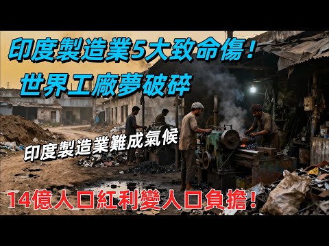 印度製造涼了?製造業GDP占比12.5%創56年新低,三星特斯拉紛紛逃離!