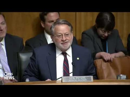 WATCH: Sen. Peters questions Sen. Mullin in DHS confirmation hearing