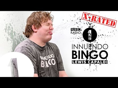 "Two young studs GET WET": Lewis Capaldi renames Innuendo Bingo | CONTAINS STRONG LANGUAGE