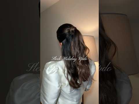 Half updo for special occasions ✨