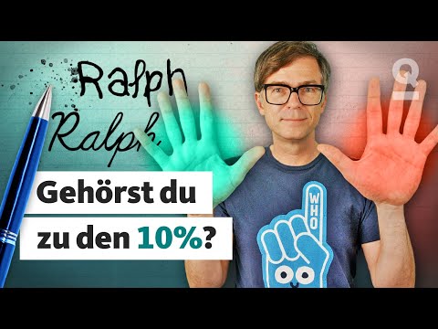 Warum gibt es so wenige Linkshänder? | Quarks Dimension Ralph
