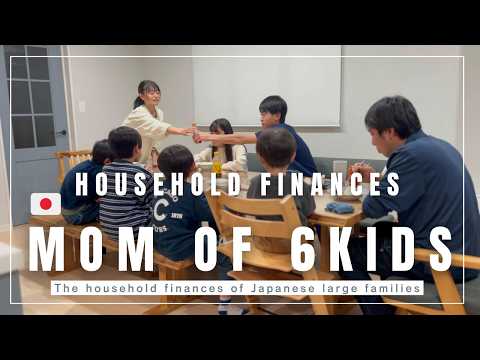 【Daily life in Japan】Mom of 6 kids | Household finances | 38 years old mom's real life |
