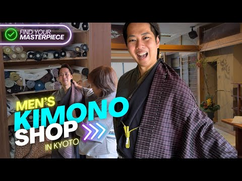 High-End Kimono, Low Prices in Kyoto– A Local Recommends a Men’s Kimono Shop