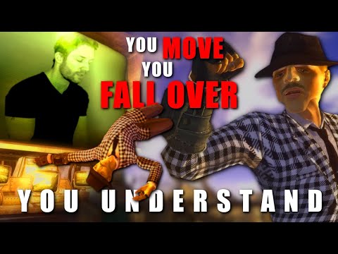 Fallout New Vegas but the kick (bullet) in the head keeps kicking (tripping me over)