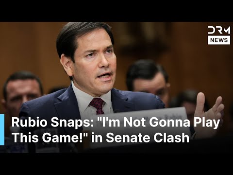 Rubio Snaps At Senate Hearing Amid Hypocrisy Claims And Power Disputes | DRM News | AC1F