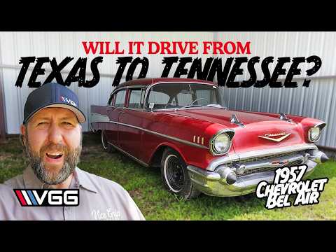 Can I Make it RUN AND DRIVE 650 Miles? LOCKED UP Engine -'57 Chevy.. (Texas to Tennessee)