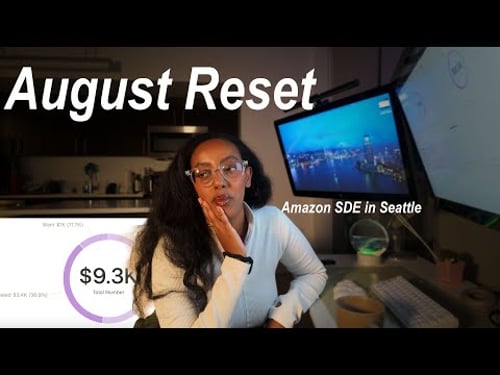 How Much I Spend in a Month in Seattle as an Amazon SDE