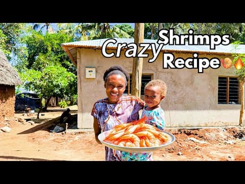 π€ Shrimp Recipe Youβve NEVER Seen Before + Building Our Dream Home in Africa π‘π | Countryside Life πΏ