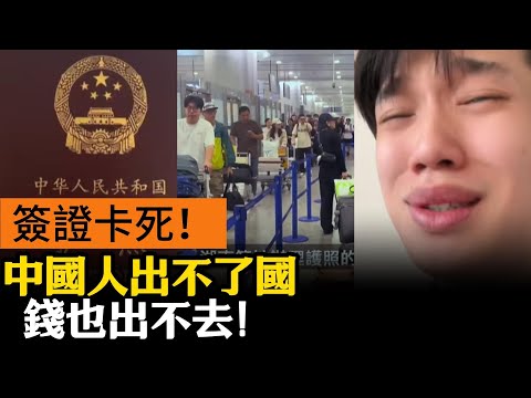 簽證卡死!匯款只剩1000美?中國人出不了國、錢也出不去!