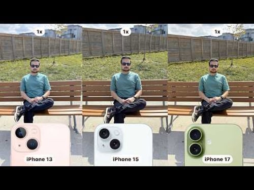 iPhone 13 vs 15 vs 17 CAMERA COMPARISON : See the Real Difference!