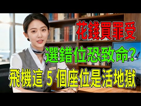 這5個座位是活地獄!花錢買罪受,搭機選錯位恐致命?看完保證你選位先看尾巴!#飛機座位#選座位技巧#空姐爆料#長途飛行#飛行安全#地獄座位