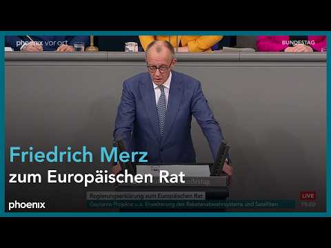 Regierungserklärung von Friedrich Merz zum Europäischen Rat am 17.12.25