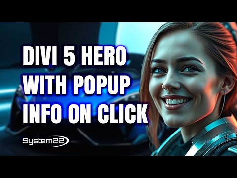 Divi 5 Interactive Hero Section – Add Popup on Button Click