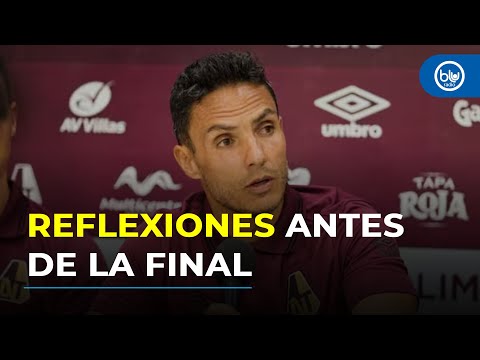Reflexiones del técnico del Tolima sobre la final ante Junior en Blog Deportivo con Javier Hernández