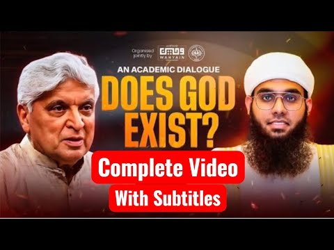 DOES GOD EXIST? | Javed Akhtar vs Mufti Shamail Nadwi Intense Debate Complete Video.