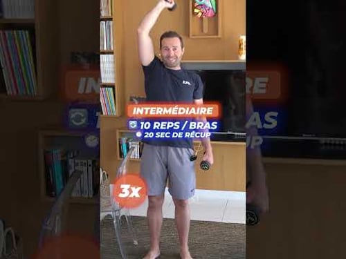 Peur du relâchement des bras ? 🏋️ Renforcez vos triceps simplement #triceps #brastendus