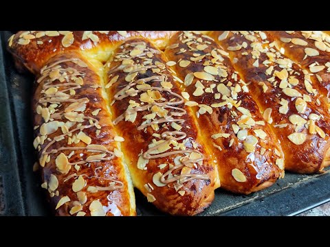 هاذ البريوش کامل لازم تجربوه على ضمانتي بريوش بالشكولاطة اخف من الريشة قطني اقتصادي سريع التحضير