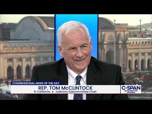 Rep. Tom McClintock on End of Government Shutdown and Congressional News of the Day