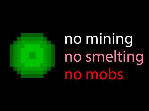 How I Beat Minecraft Without Gaining XP