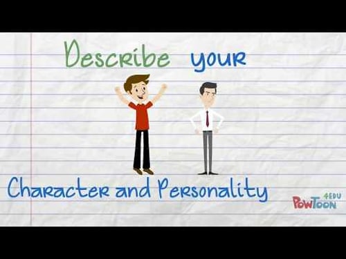 Describe Your Character and Personality in English