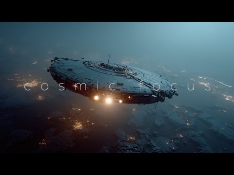 Cosmic Focus Music | Alien Ambiance for Deep Work & Study Productivity Flow