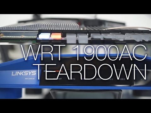 Linksys WRT1900AC Router Teardown and Unboxing - Unpacked