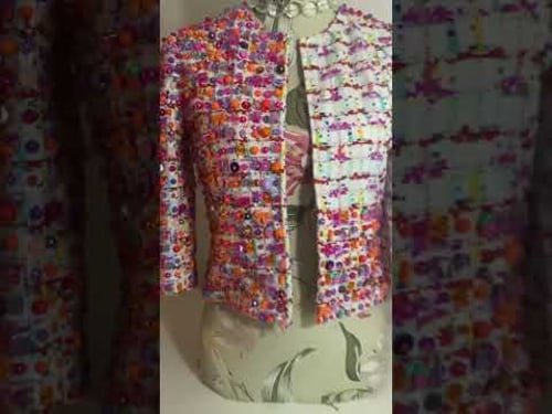 Half done half not #sewing #beading