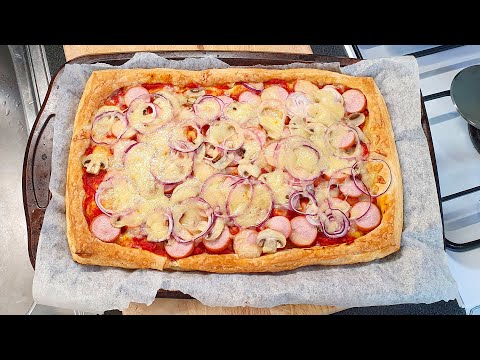 Квадратная пицца для детей от Василия Емельяненко. Домашняя кухня.