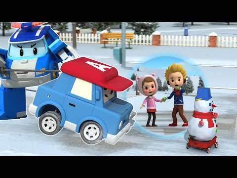눈사람 만들기☃️│로보카폴리 안전 시리즈│겨울 눈놀이 에피소드│60분 안전 애니메이션│어린이 애니메이션│로보카폴리 TV