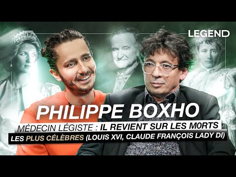 PHILIPPE BOXHO, MÉDECIN LÉGISTE : IL REVIENT SUR LES M0RTS LES PLUS CÉLÈBRES