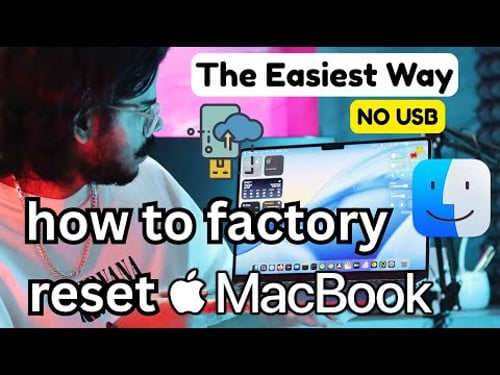 How to Wipe & Reinstall macOS from Recovery Mode (MacBook Tutorial 2025)