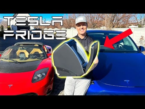 TESLA FRIDGE UPGRADE!