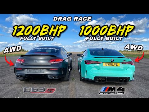 STREET KINGS.. 1200HP AWD 4MATIC C63S v 1000HP XDRIVE BMW M4