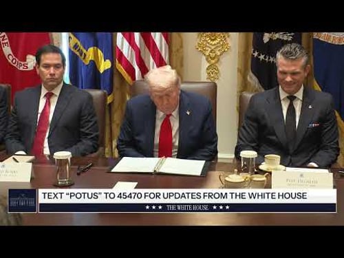 President Trump Hosts a Cabinet Meeting, Oct. 9, 2025