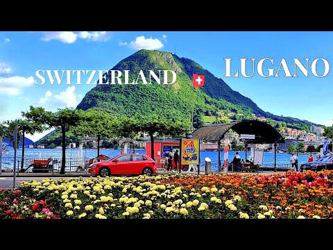 🇨🇭 Charming Lugano, Switzerland. Paradise Lake Lugano.