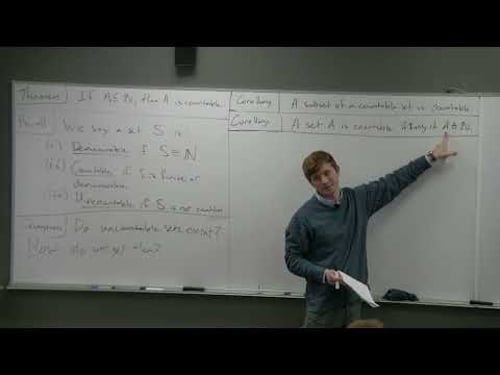 Proof, Set Theory, and Logic - Denumerable Sets (Part 2)