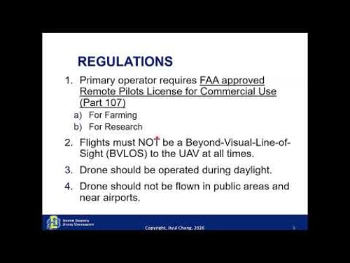 2026 Crop Hour: February 12 - Drones, Sensors for Precision Ag Practices, and for SD Agriculture