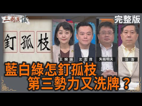 藍白綠怎釘孤枝|第三勢力又洗牌?|#王婉諭 #沈志霖 #矢板明夫 #汪浩|@華視三國演議|20250111