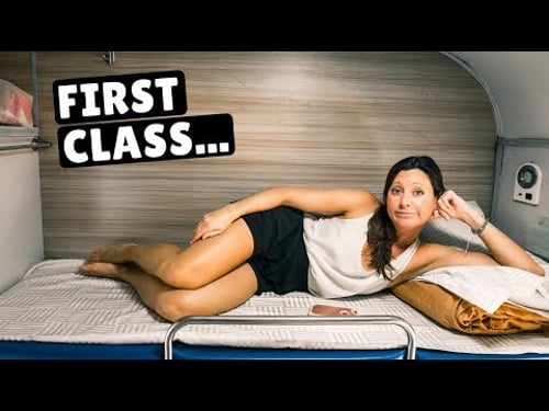 FIRST CLASS OVERNIGHT TRAIN (20 hours Saigon to Danang, Vietnam)