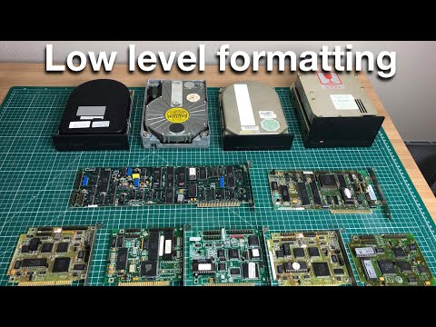 Low level formatting old hard drives