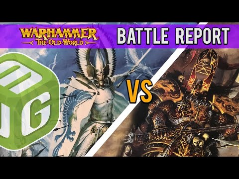 Upon Shrouded Shores - High Elves vs Warriors of Chaos - The Old World Battle Report Ep 25