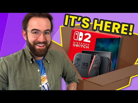 FULL Switch 2 Unboxing: First impressions + Switch 1 comparison
