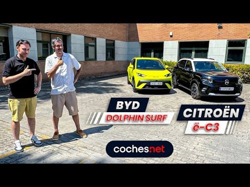 BYD Dolphin Surf vs Citroën ë-C3 | Prueba / Test / Review en español | coches.net