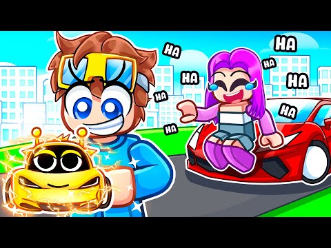 Pretending to be a Noob, Then Using SPRUNKI SUPERCAR! (Driving Empire)