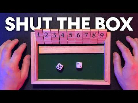 ASMR 1 HOUR OF SHUT THE BOX