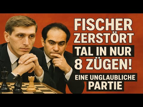 Fischer ZERSTÖRT Tal in nur 8 Zügen! Eine unglaubliche Partie