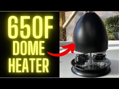 DIY Carbon Felt Dome Heater | No Electricity Needed For Greenhouse Heat